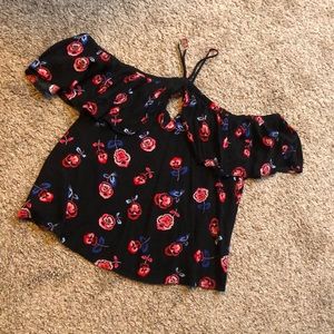 Express sexy shoulder top